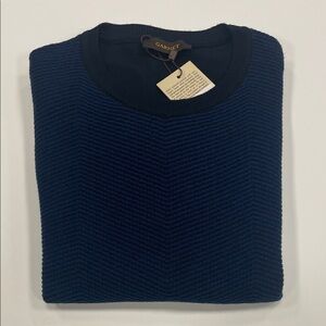 Men's Classic Navy Crewneck Sweater